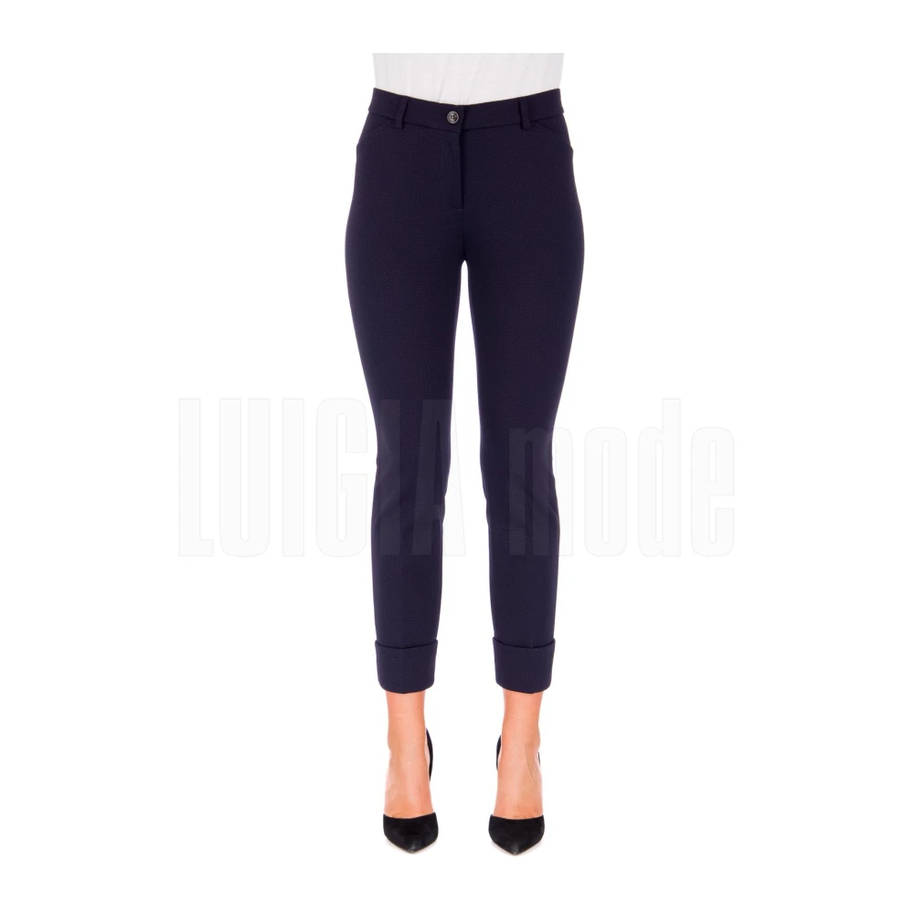 Via Masini 80 Italiaanse Stijl Broek Blue Dames