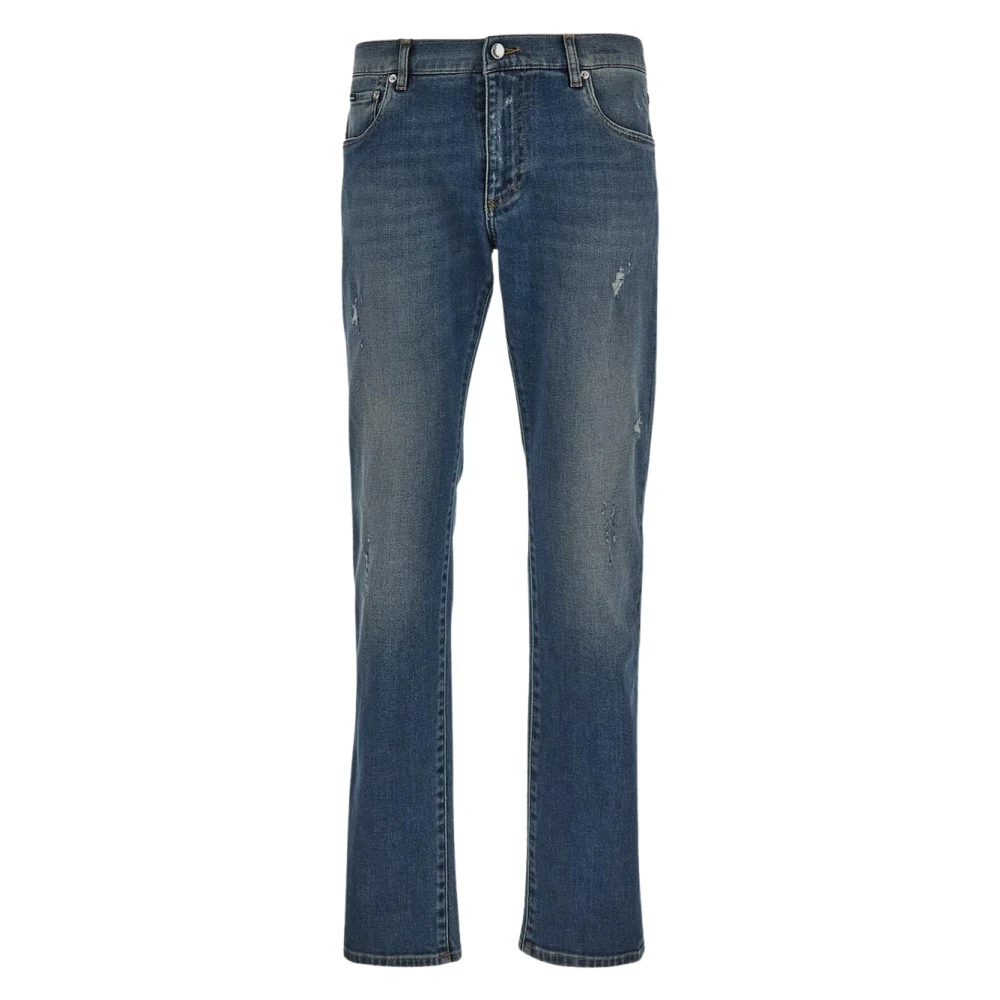 Dolce & Gabbana Slim katoenen stretch jeans Blue Heren