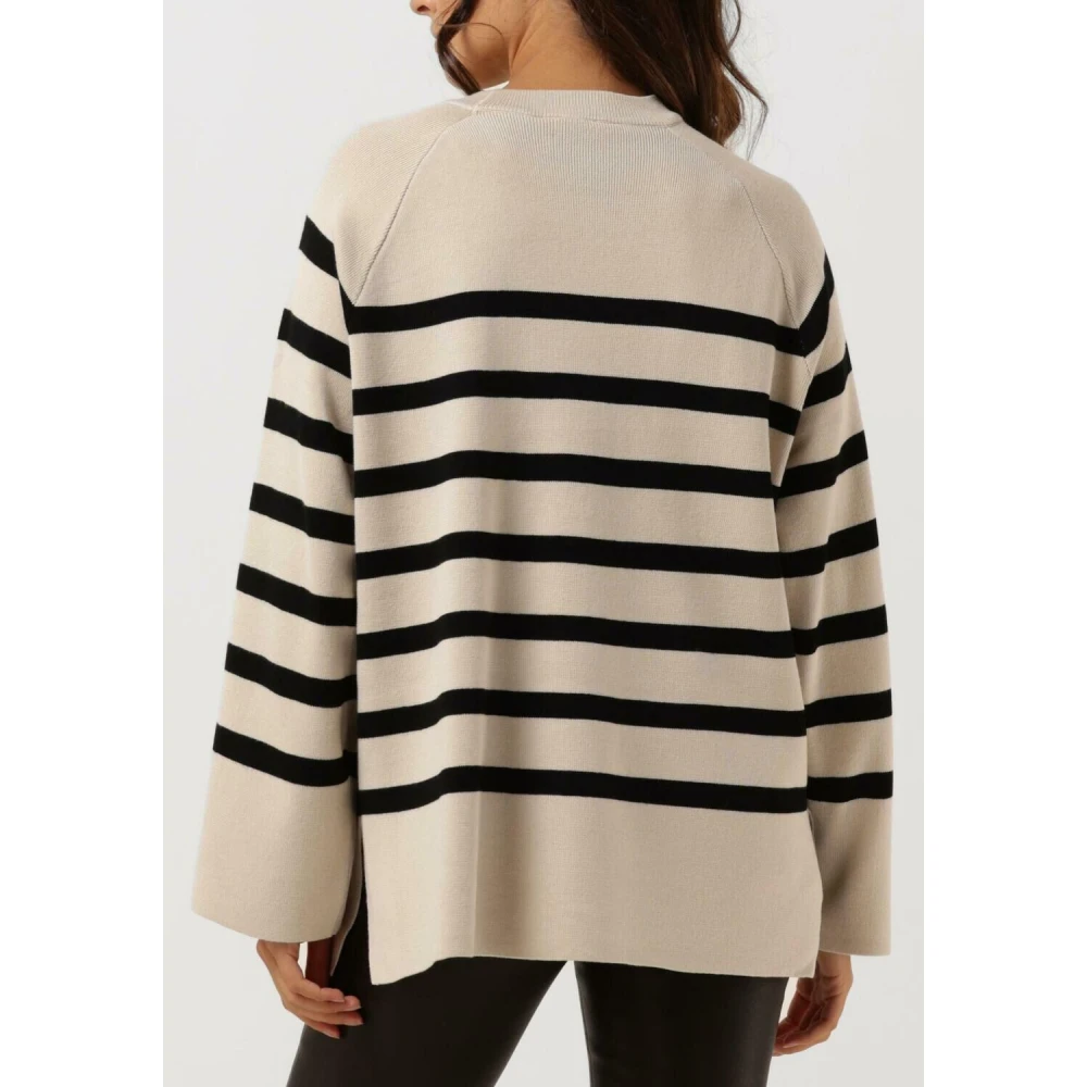 Object Grijze Gebreide Top voor Vrouwen Gray Dames