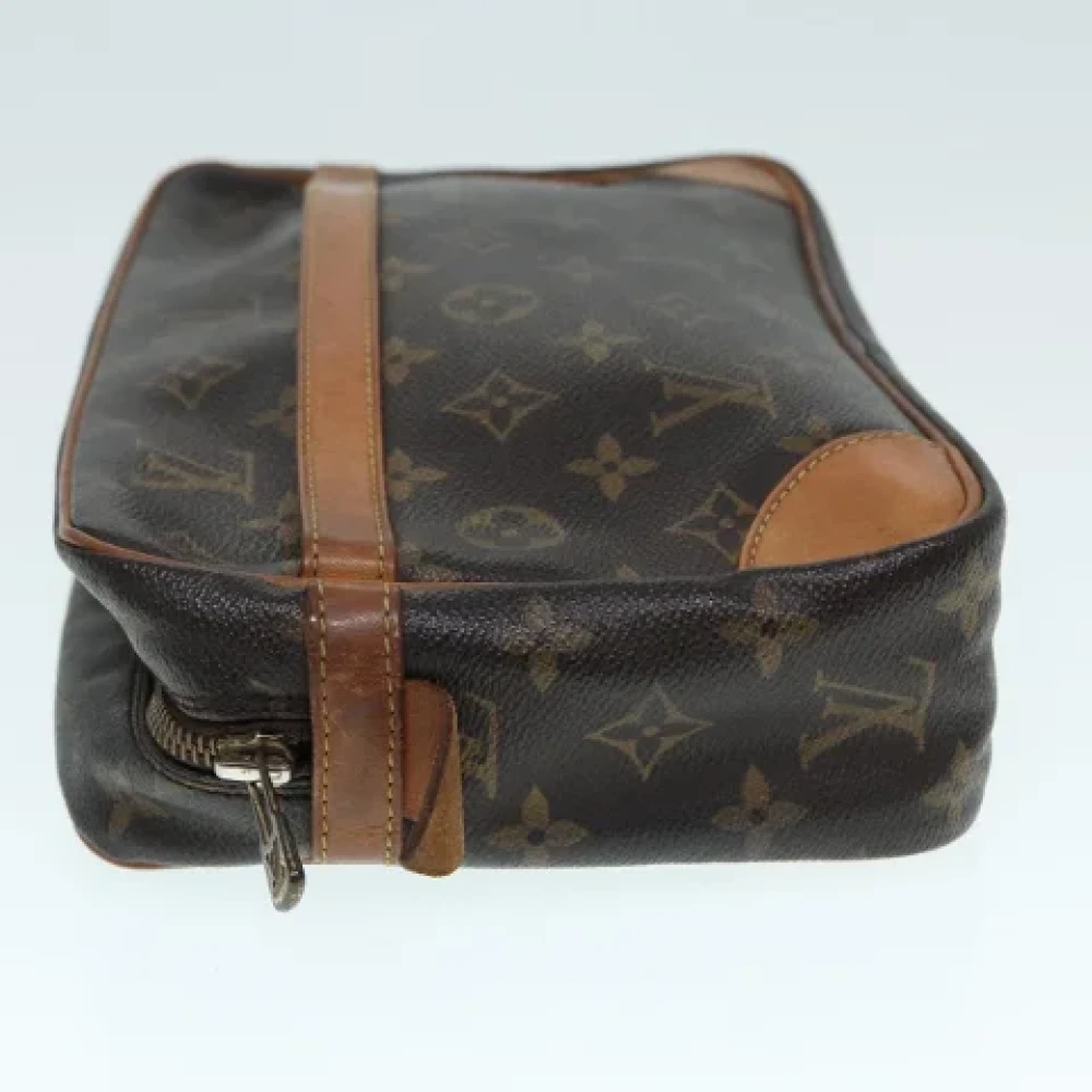 Louis Vuitton Vintage Pre-owned Canvas clutches Brown Dames