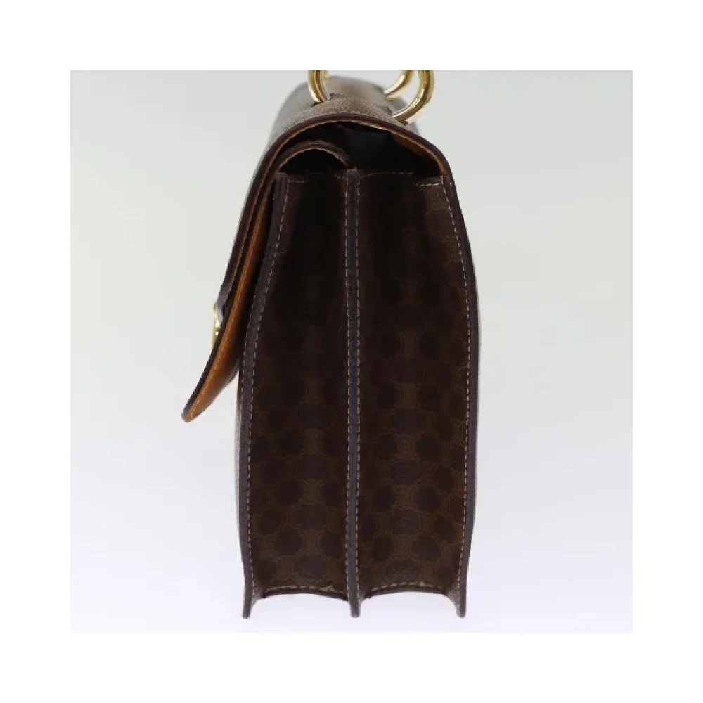 Celine Vintage Pre-owned Leather handbags Brown Dames