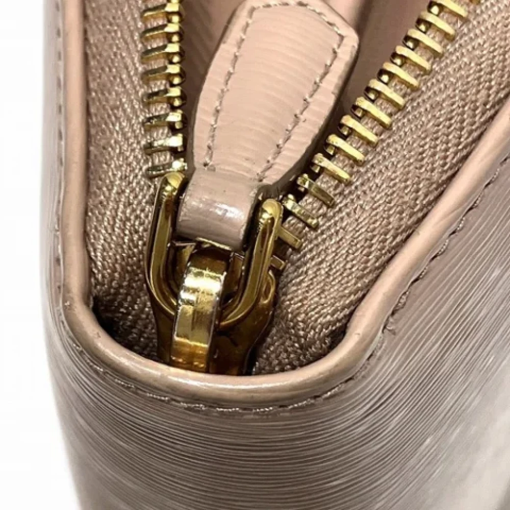 Prada Vintage Pre-owned Leather wallets Beige Dames