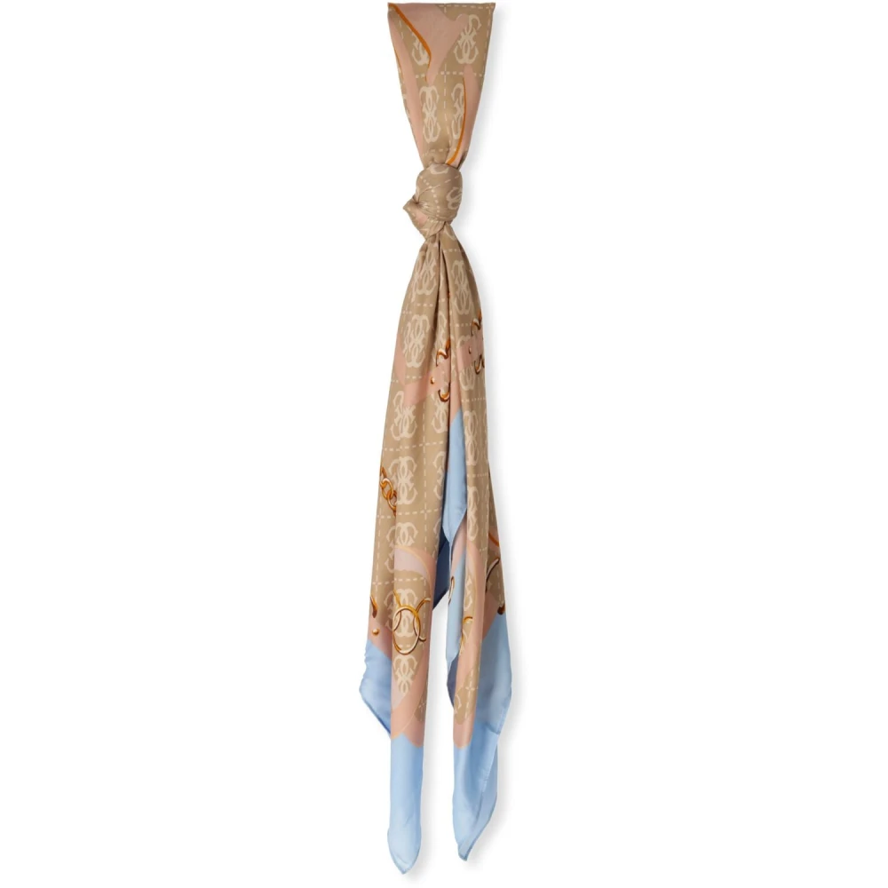 Guess Beige Foulard Sjaal voor Vrouwen Multicolor Dames