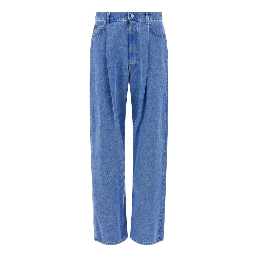 Marni Men's Blue Pleat Jeans