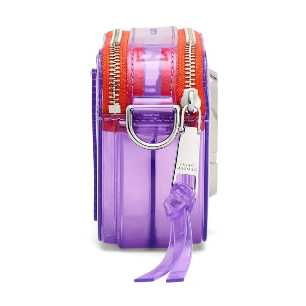 Marc Jacobs Paarse Transparante Schoudertas Purple Dames