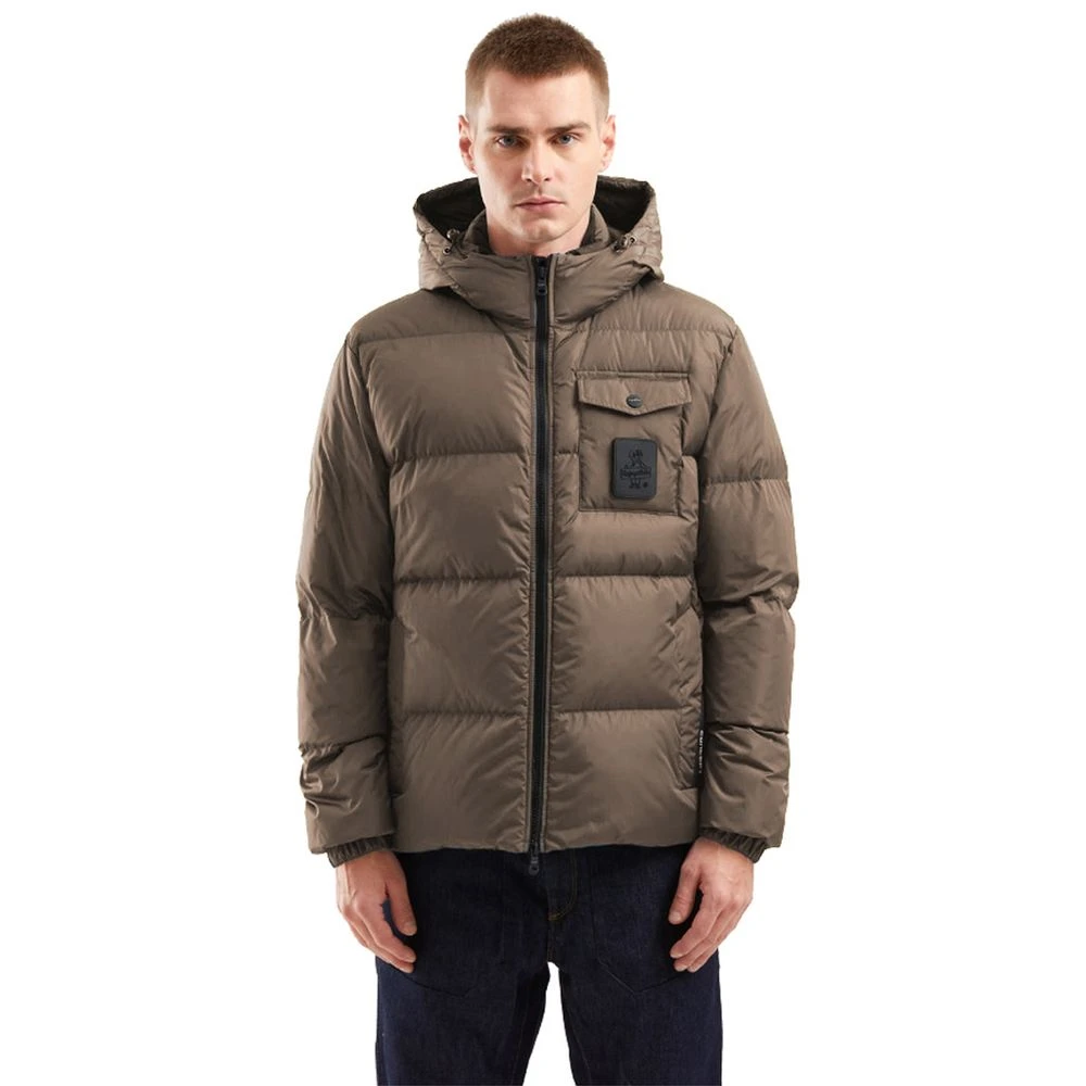 RefrigiWear Bruine Nylon Winter Donsjas Brown Heren