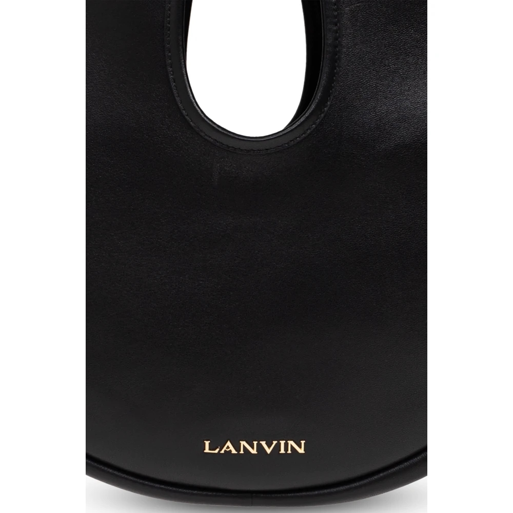 Lanvin Cymbal PM hobo tas Black Dames
