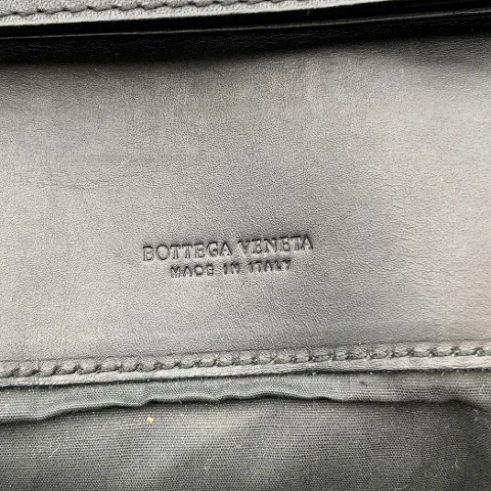 Bottega Veneta Vintage Pre-owned Leather clutches Black Dames