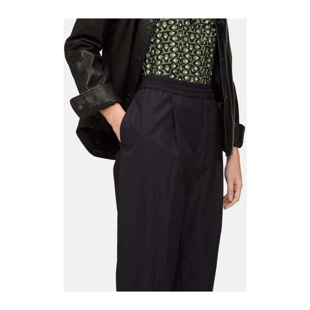 Aspesi Cropped broek Black Dames