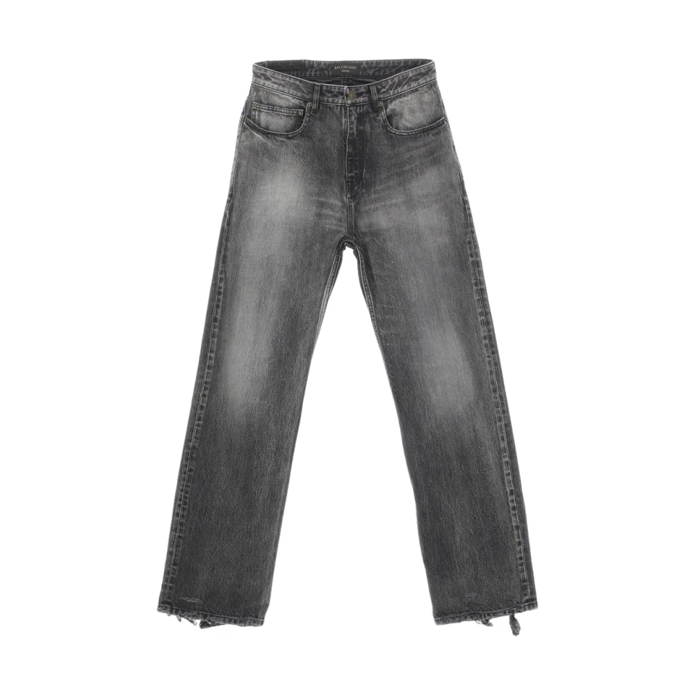 Balenciaga Medium Fit Pants L M IN -> Medium Fit Broek Gray Heren