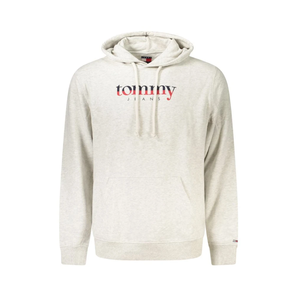 Tommy Hilfiger Men's Gray Hoodies, 2XL, Cotton Jumper Hoodie