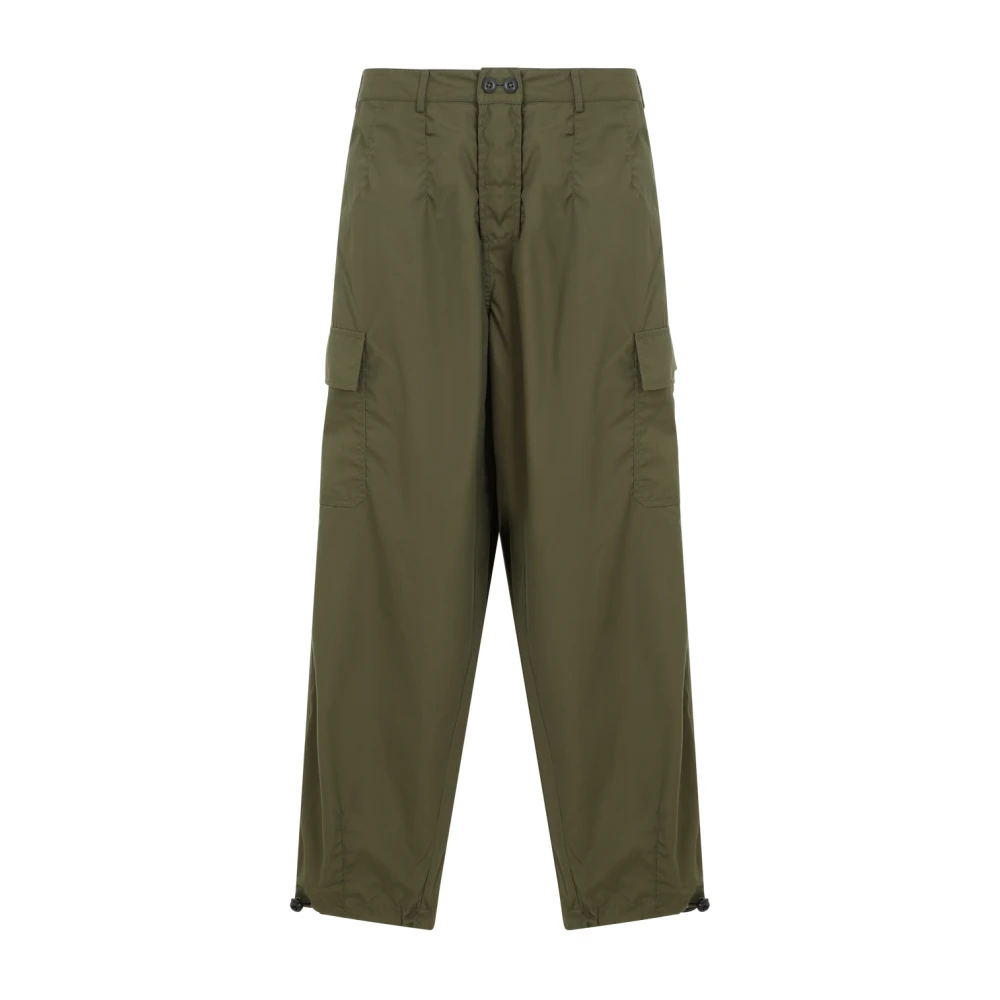 Universal Works Groene Cargo Broek Losse Pasvorm Ss24 Green Heren