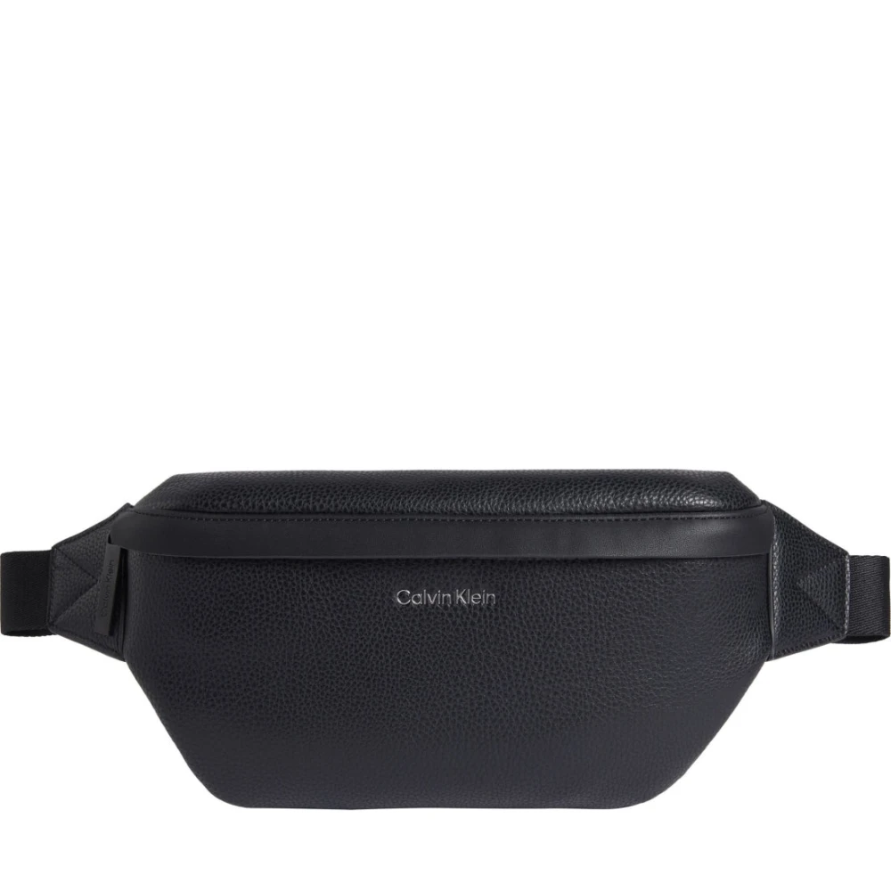 Calvin Klein Zwarte heuptas voor mannen Black Heren
