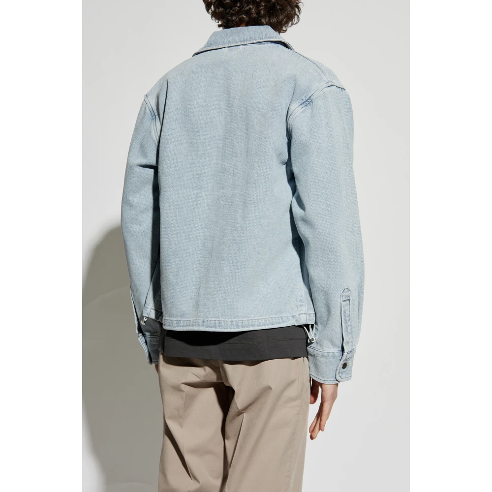 Emporio Armani Denim jas Blue Heren