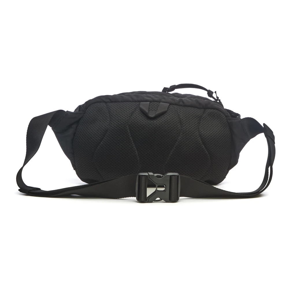 C.P. Company Zwarte Schoudertas Nylon Crossbody Tas Black Heren