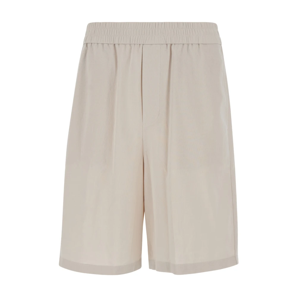 Ami Paris Casual Shorts Beige Heren