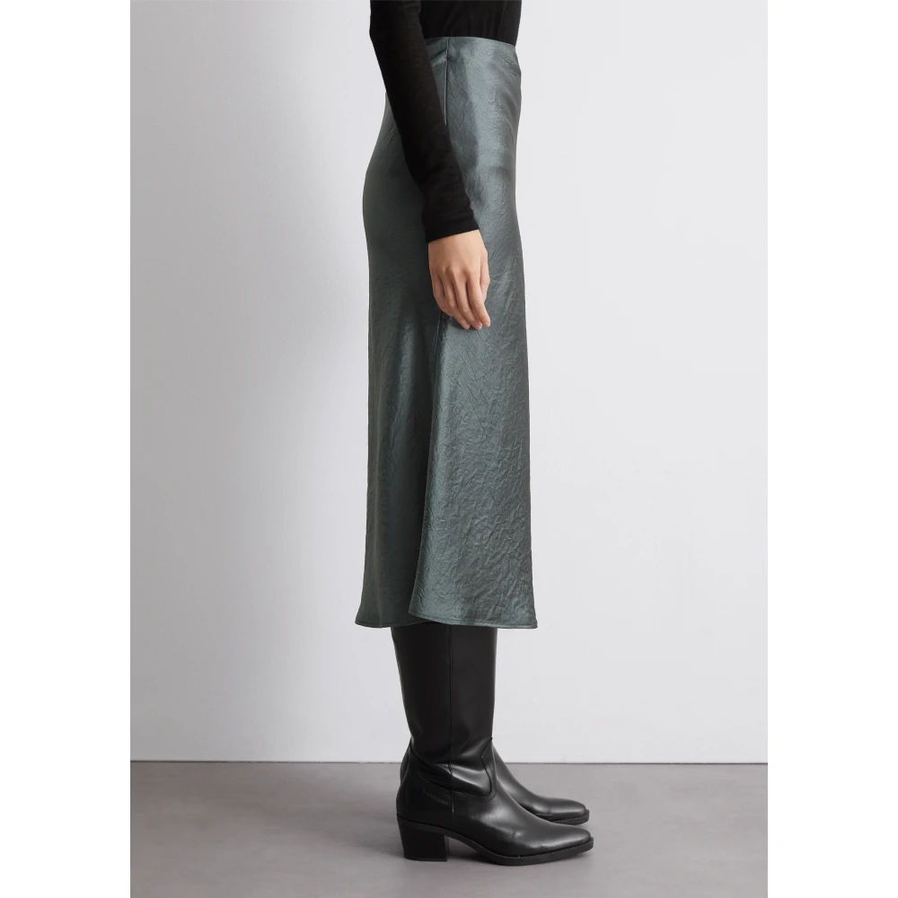 Marc O'Polo Midi rok uitlopend Green Dames
