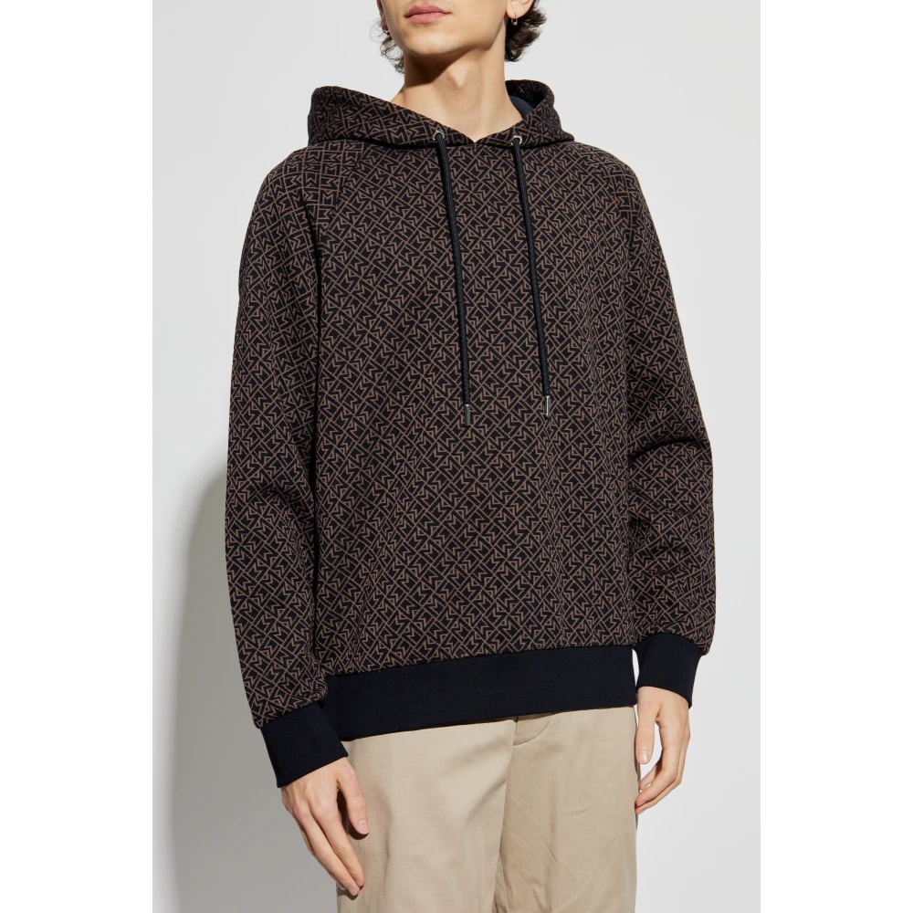 Moncler Hoodie Brown Heren