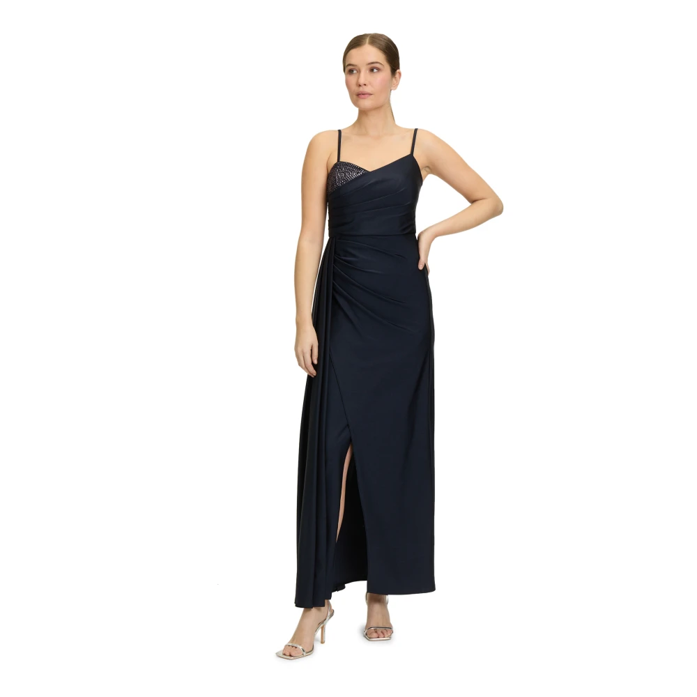 Vera Mont Elegante Maxi Jurk met Juwelen Blue Dames