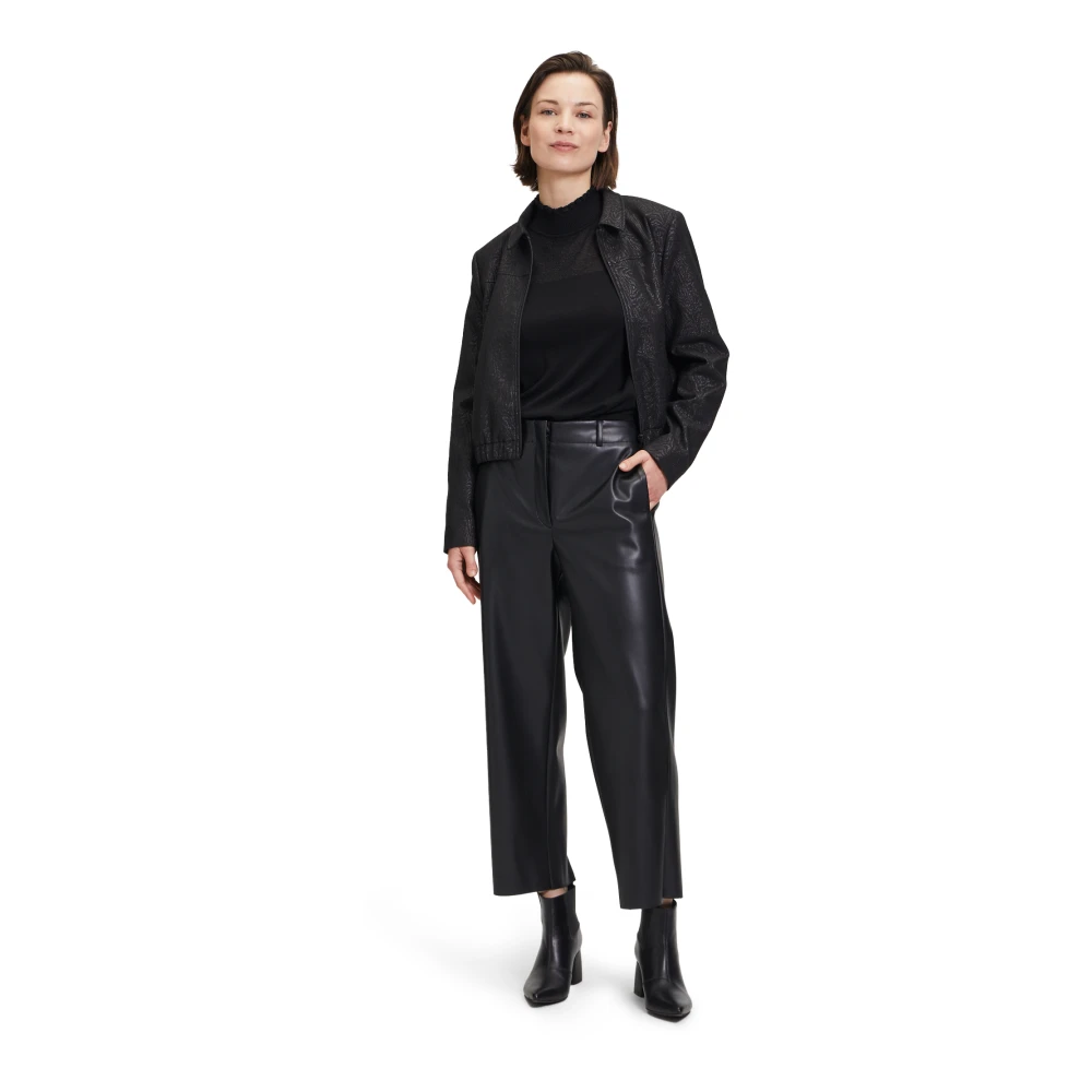 Betty & Co Culotte met insteekzakken Black Dames