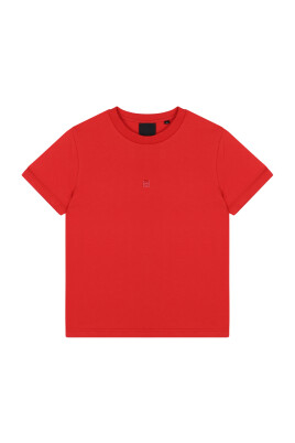 red-monogram-print-t-shirt