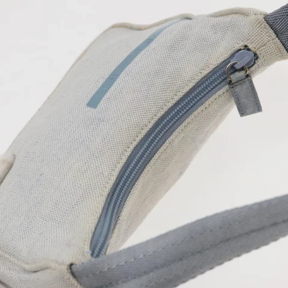 Prada Vintage Pre-owned Canvas pouches Blue Dames