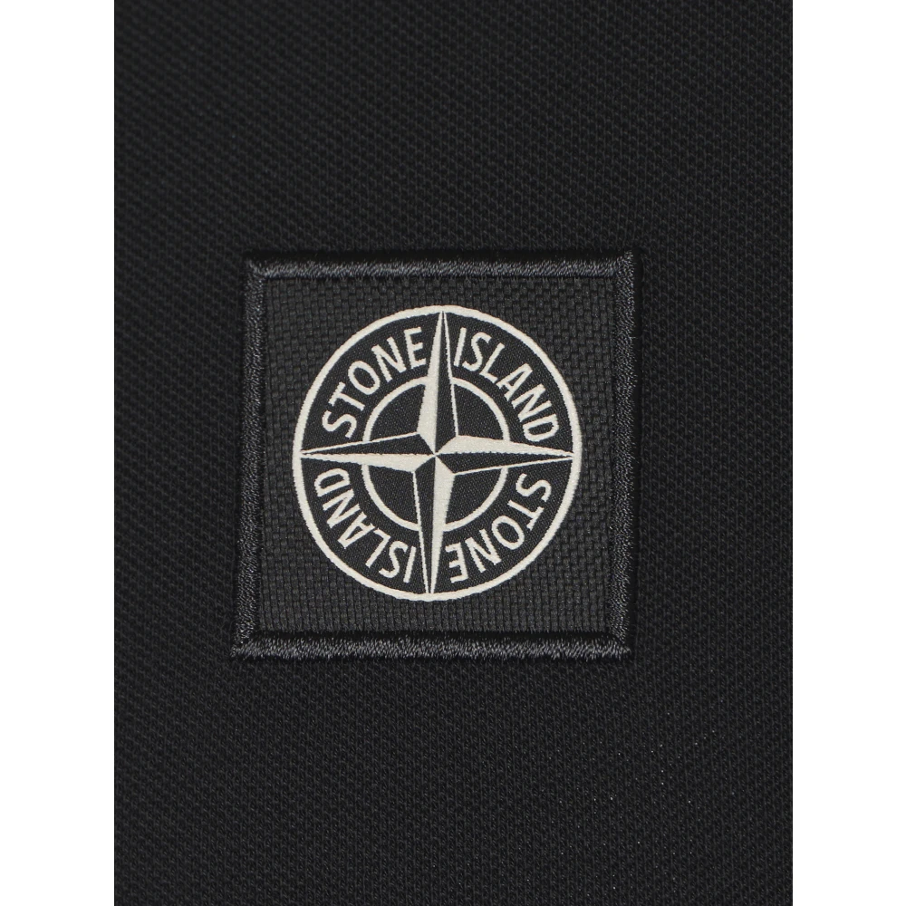 Stone Island Zwarte T-shirts en Polos Black Heren
