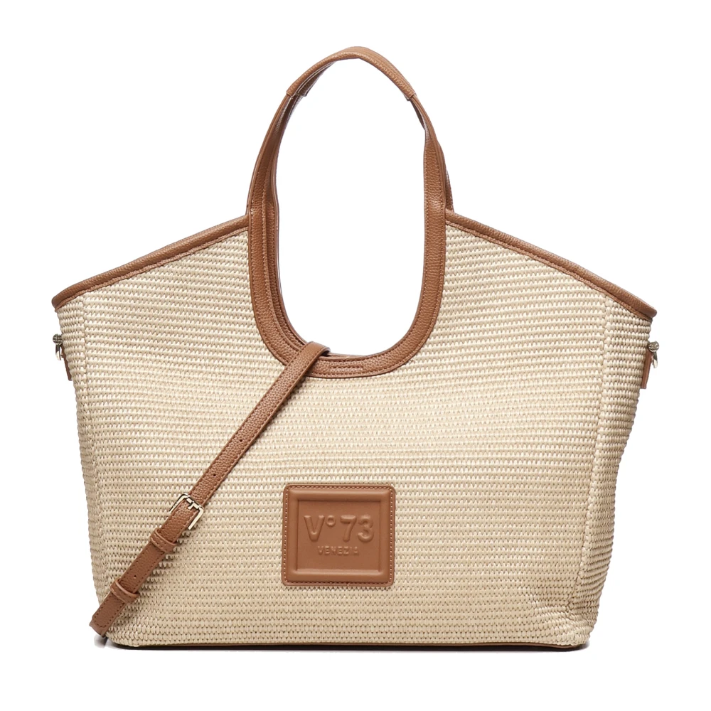 V73 Damen Beige Taschen, One Sizegröße: