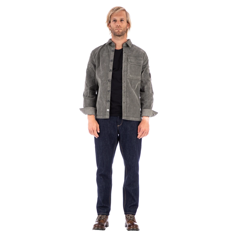 C.p. Company Men's Green Pocket Shirt - Casual Shirts - Xl - Shirts