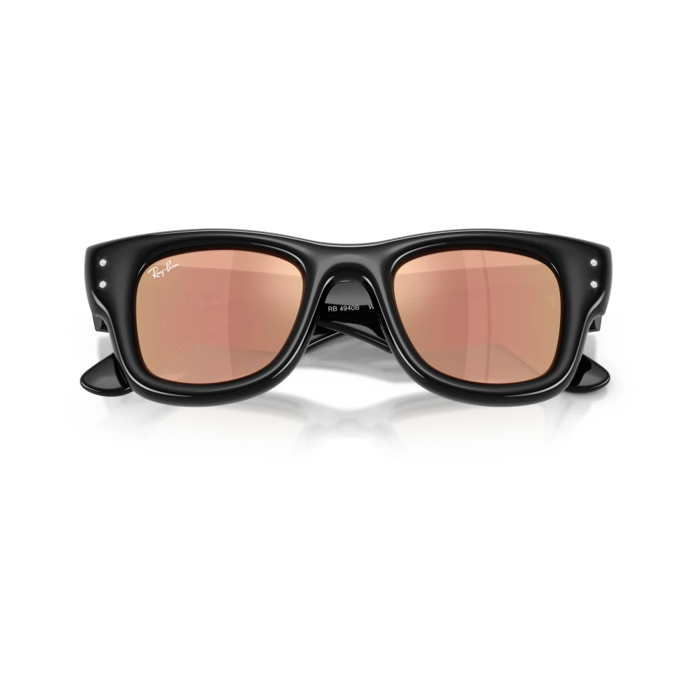 Ray-Ban Unisex Black Rb4940b Wayfarer Puffer - Sunglasses - 47 Mm - Accessories