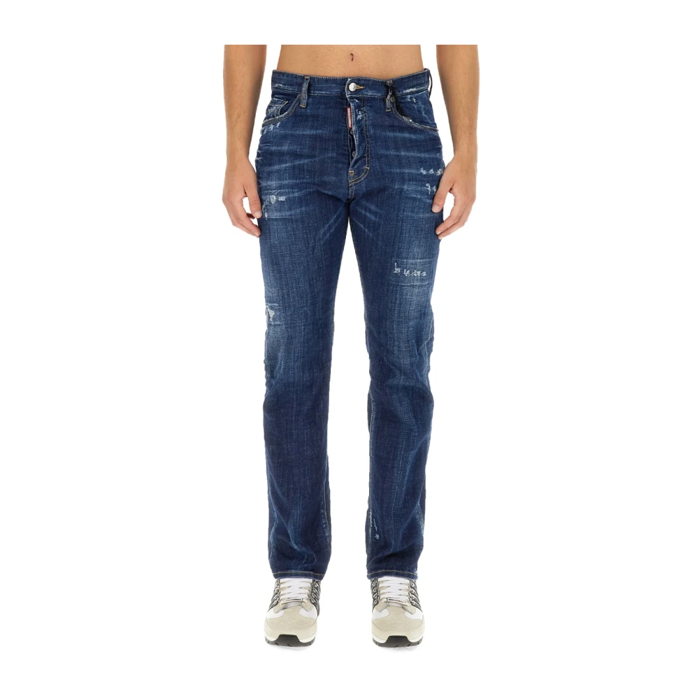 Dsquared2 Slim Fit Jeans Blue Heren