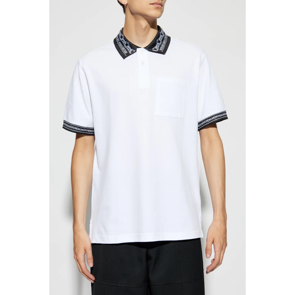 Versace Jeans Couture Logo Polo White Heren