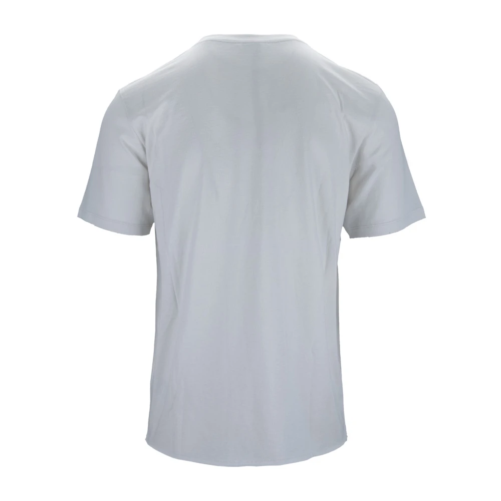 Saint Laurent T-shirt met grafische print van katoen met ronde hals White Heren