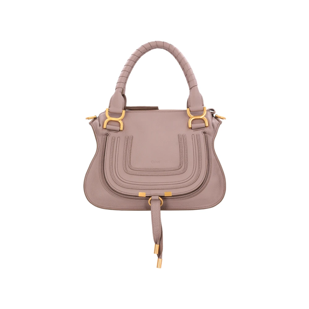Chloé Women's Gray Borsa A Mano Small Marcie - Handbags - One Size - Bags