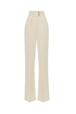 yellow-straight-fit-fluid-trousers