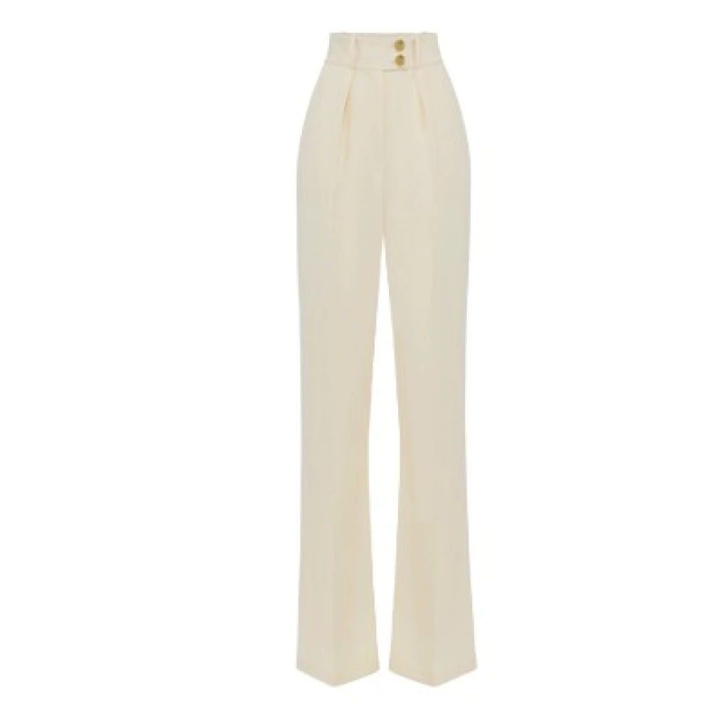 Trousers > Wide Trousers - - Elisabetta Franchi - Modalova