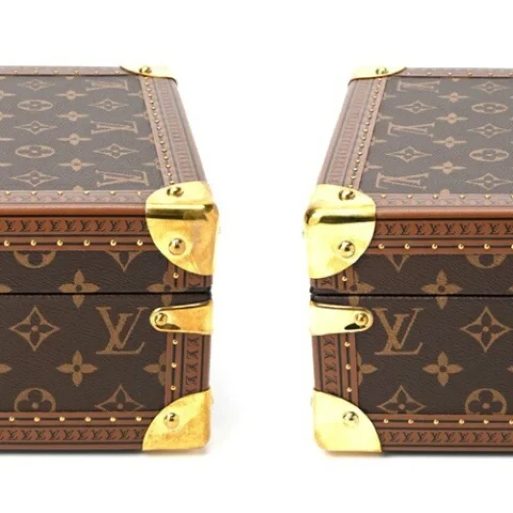 Louis Vuitton Vintage Pre-owned Fabric home-office Brown Dames