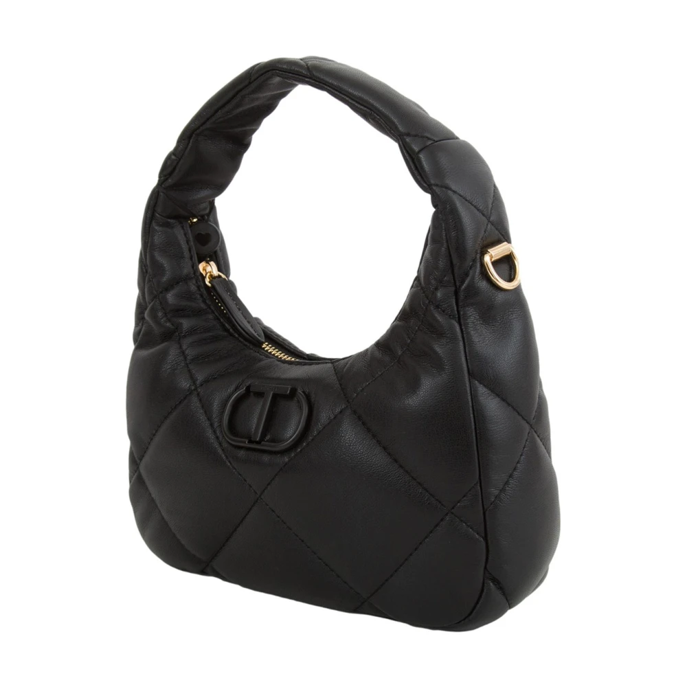 Twinset Zwarte Hobo Tas Black Dames