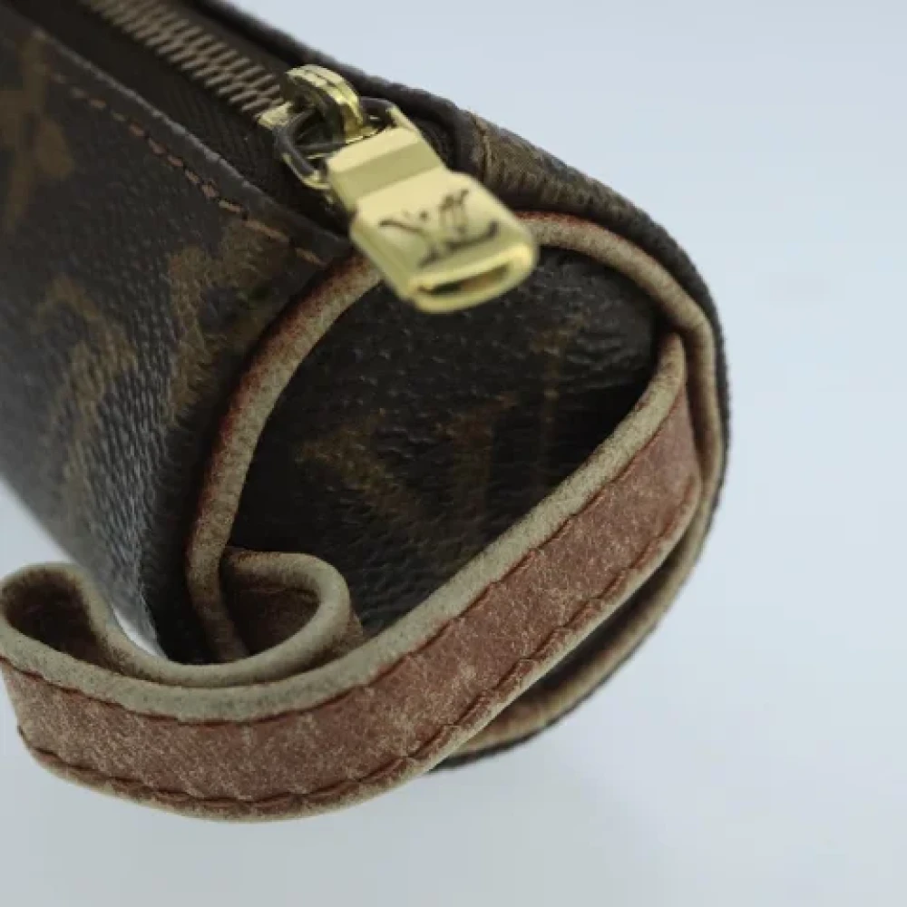 Louis Vuitton Vintage Pre-owned Canvas clutches Brown Dames
