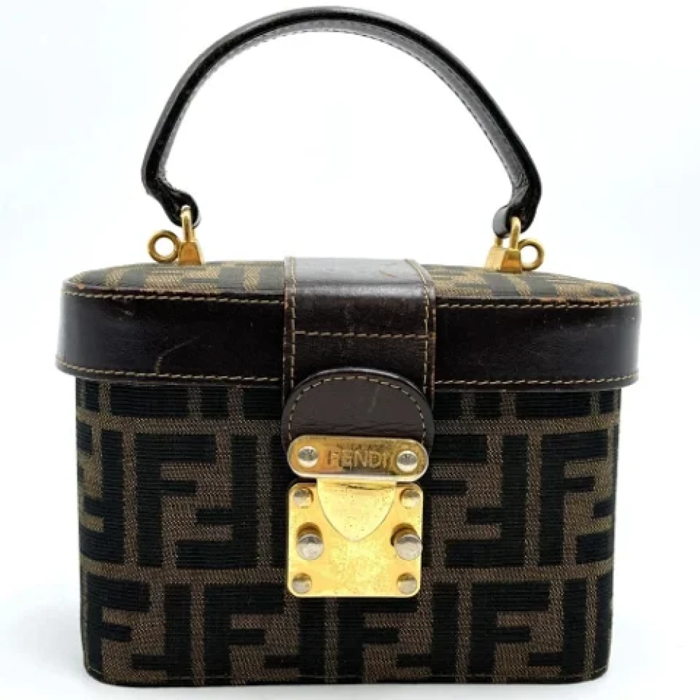Fendi Vintage Pre-owned Leather fendi-bags Brown Dames
