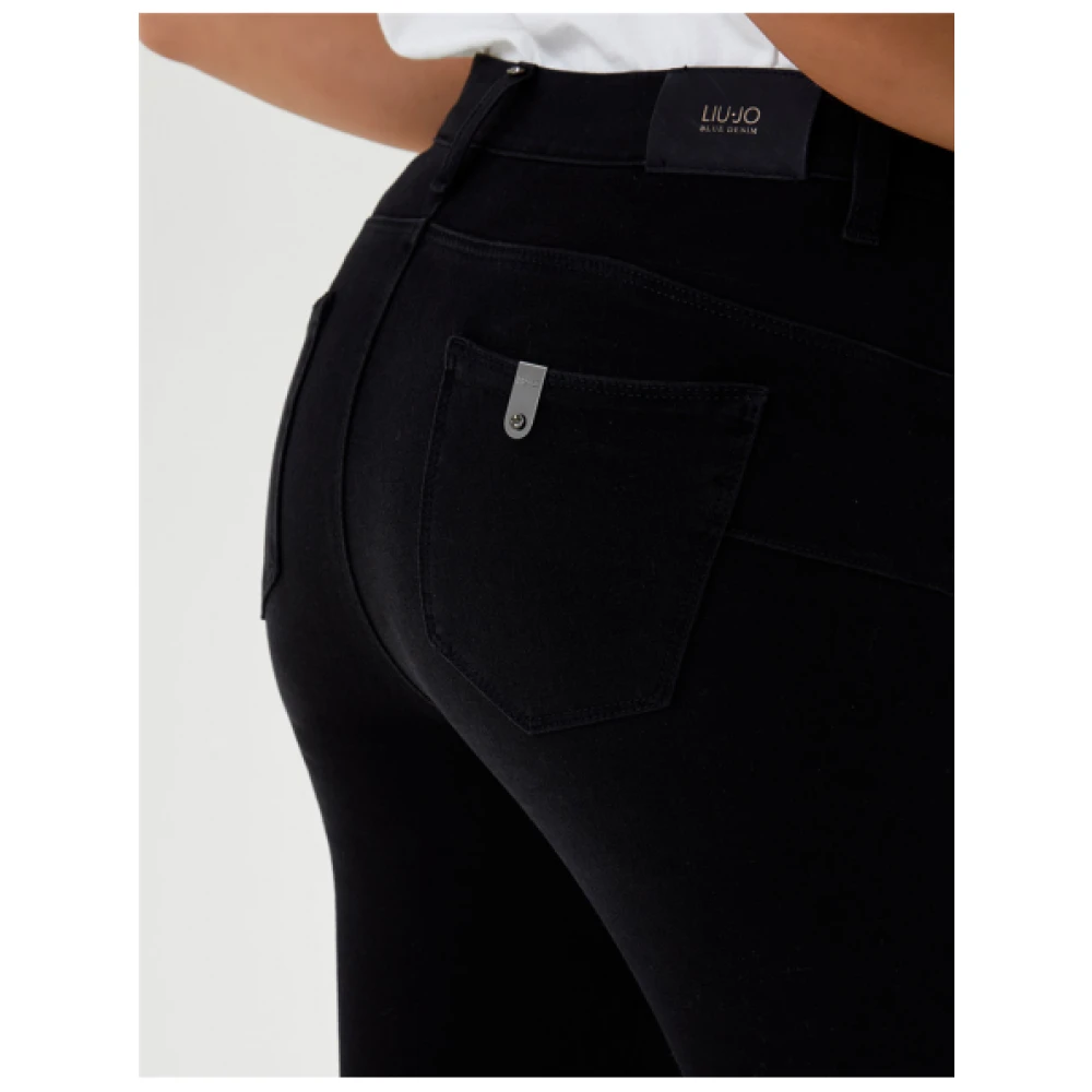 Liu Jo Divine Zwarte High-Waisted Skinny Jeans Black Dames