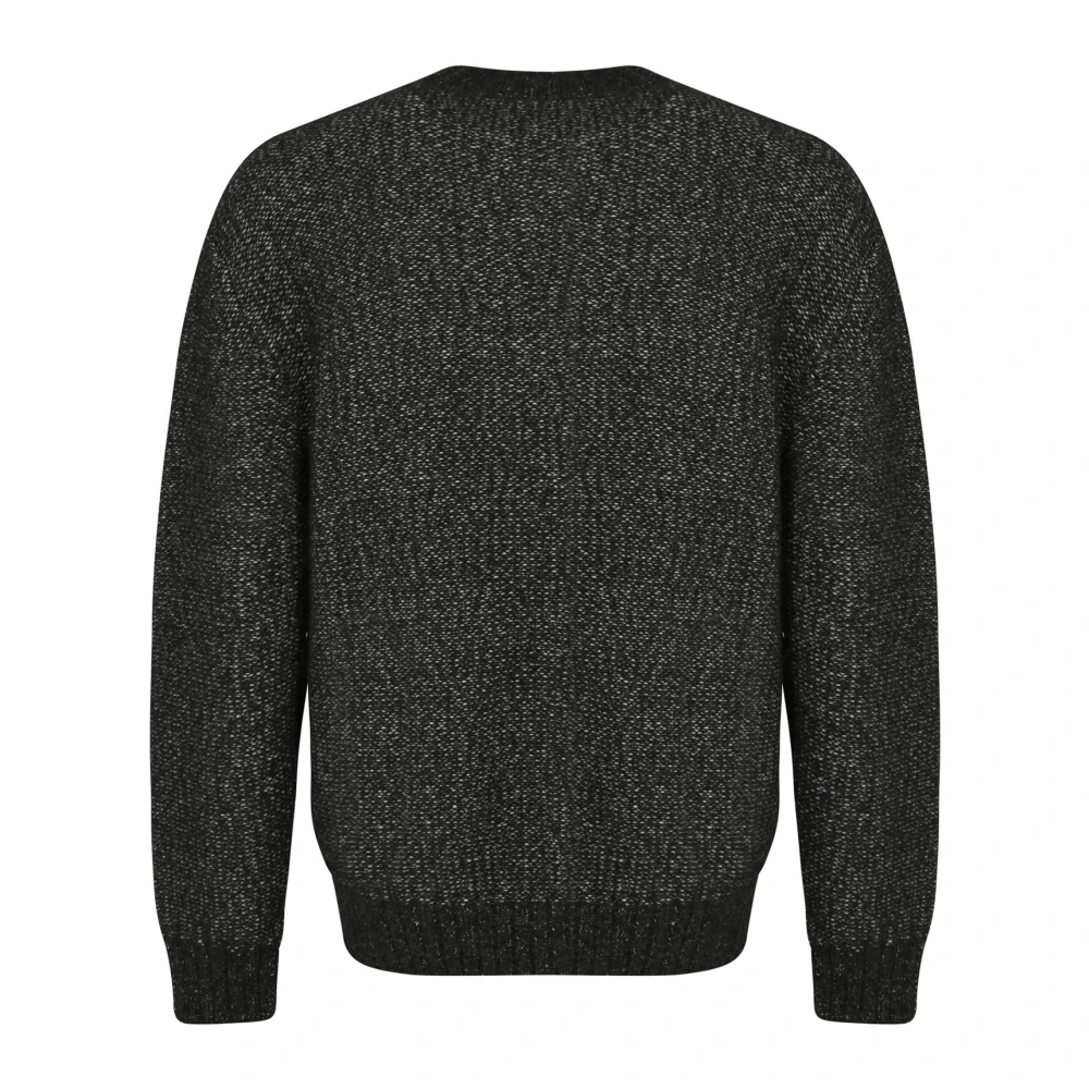 Loro Piana Round-neck Knitwear Black Heren