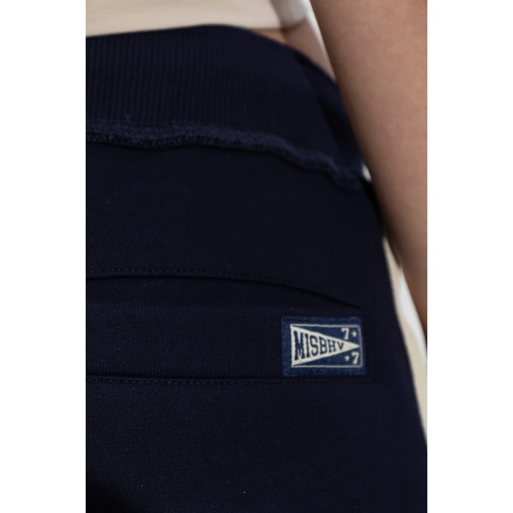 Misbhv Sweatpants met logo Blue Dames