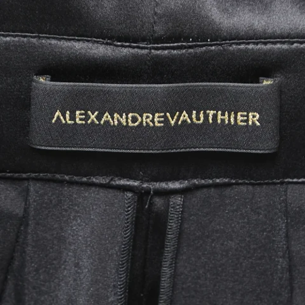 Alexandre Vauthier Pre-owned Silk bottoms Black Dames