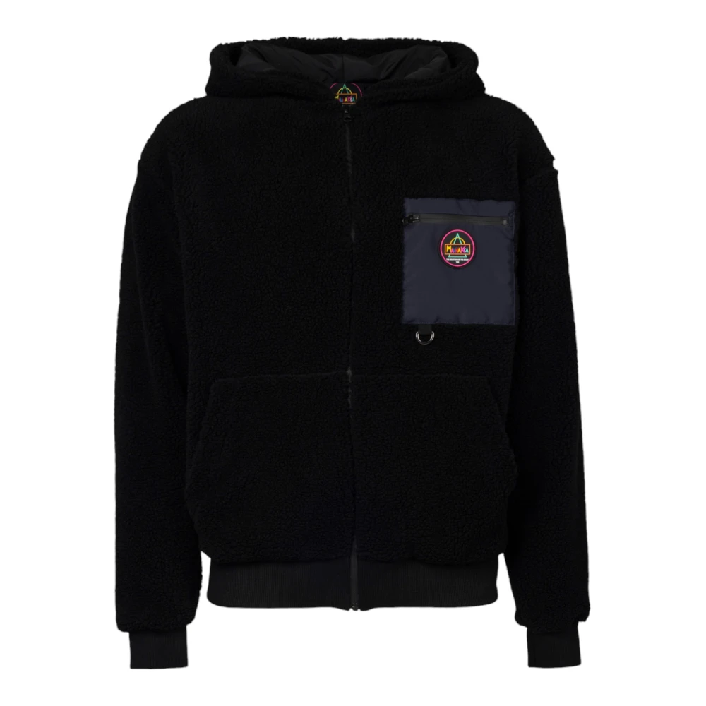 Mauna Kea Zwarte Sherpa Hoodie Sweaters Black Heren