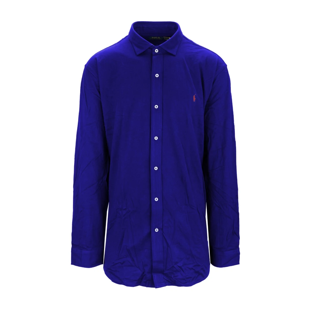 Ralph Lauren Herenoverhemd Knoop Blue Heren