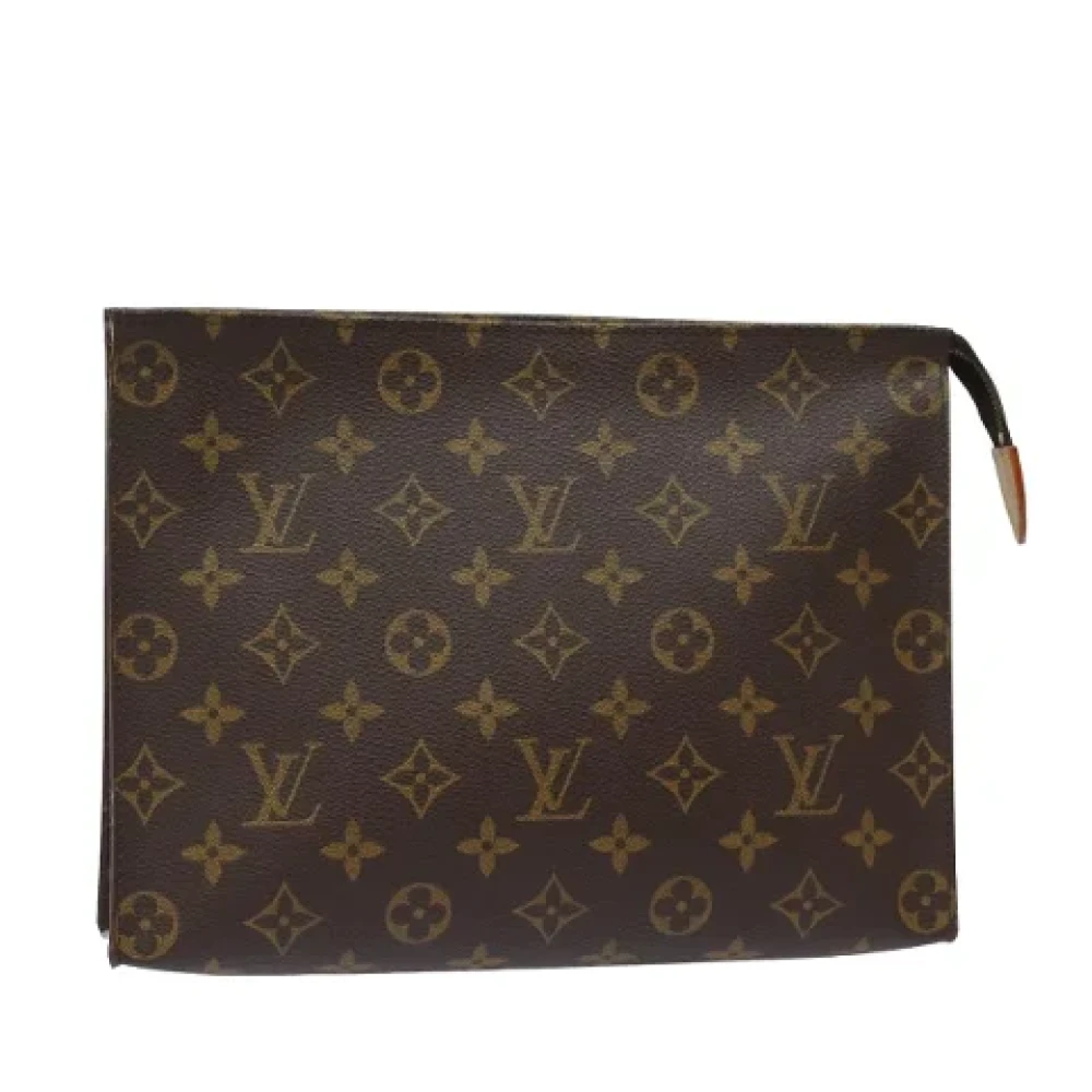 Louis Vuitton Vintage Pre-owned Canvas pouches Brown Dames