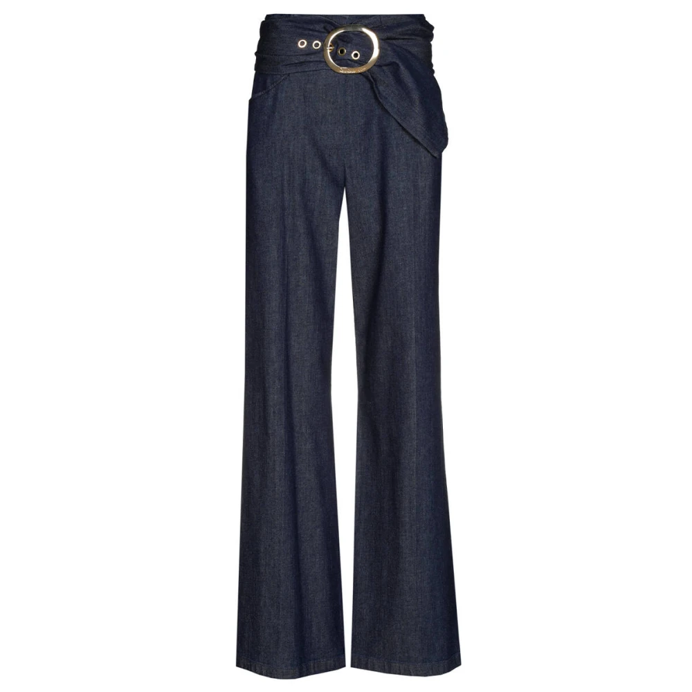 Caroline Biss Elegante Broek 1501 Broek Blue Dames