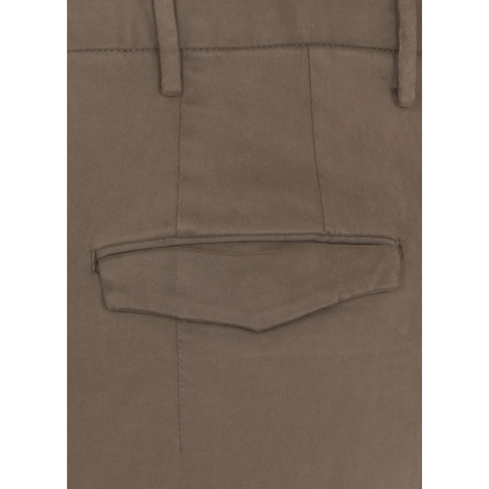 PT Torino Groene katoenen broek met zakken Green Heren