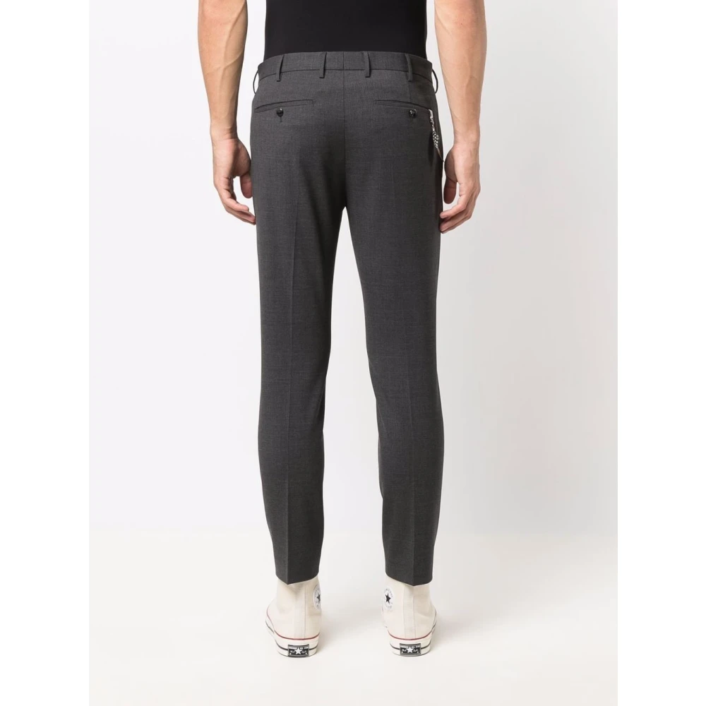 PT Torino Antracite Suit Trousers Gray Heren
